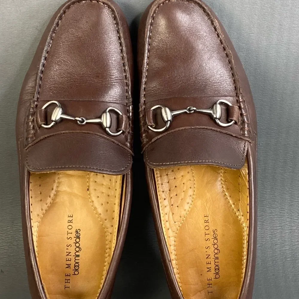 The Men's Store Bloomingdale's Soft leather slip on Loafer Men’s size 8